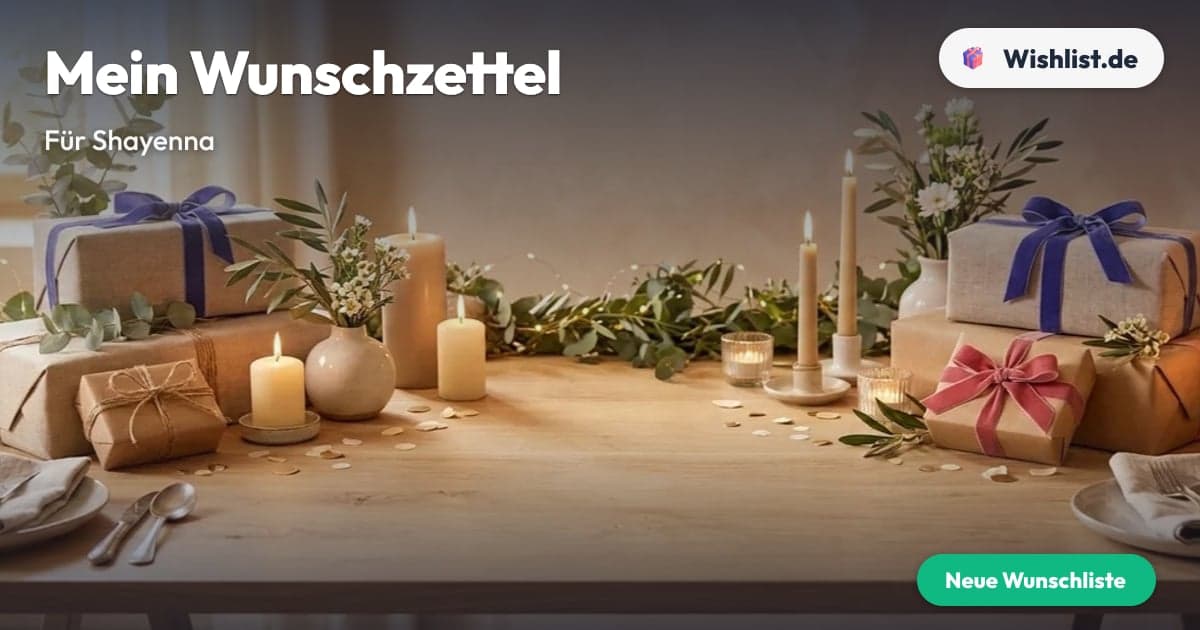 Mein Wunschzettel