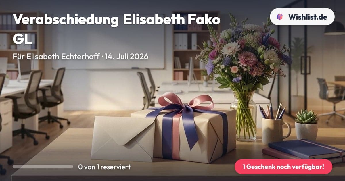 Verabschiedung Elisabeth Fako GL