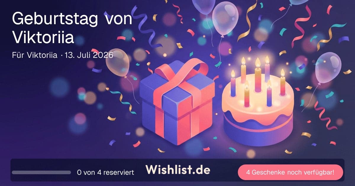 Geburtstag von Viktoriia