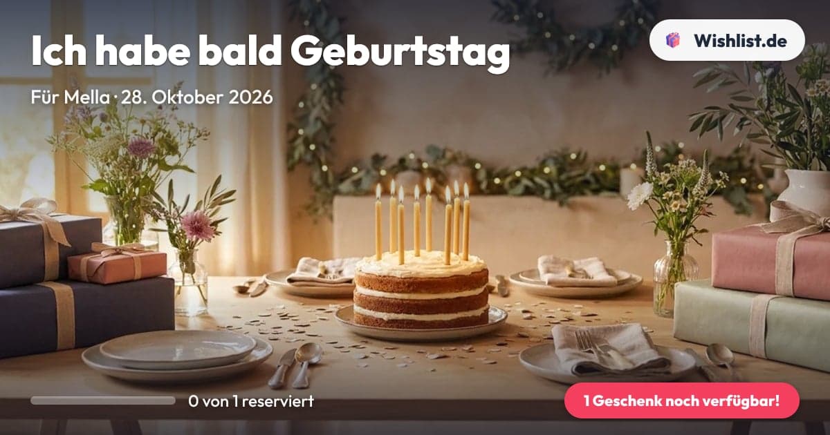 Ich habe bald Geburtstag