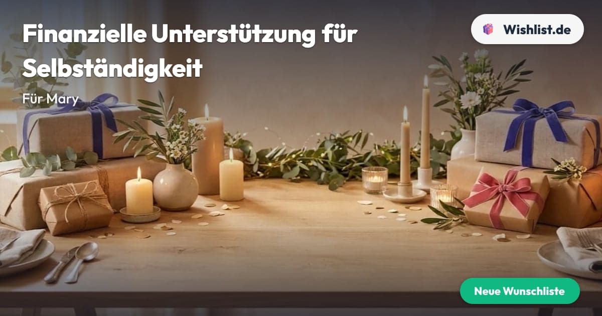 Finanzielle Unterstützung für Selbständigkeit