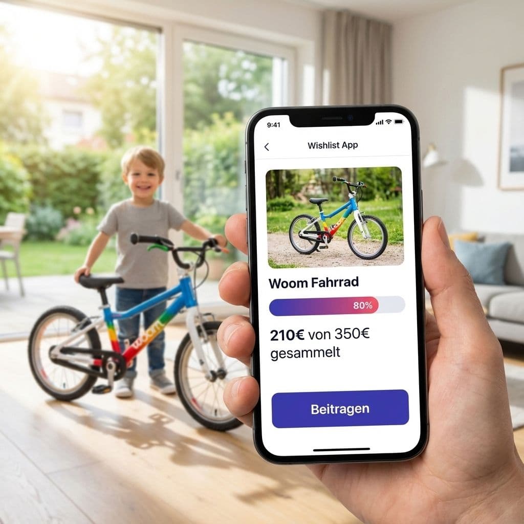 Das Fahrrad endlich finanzieren.