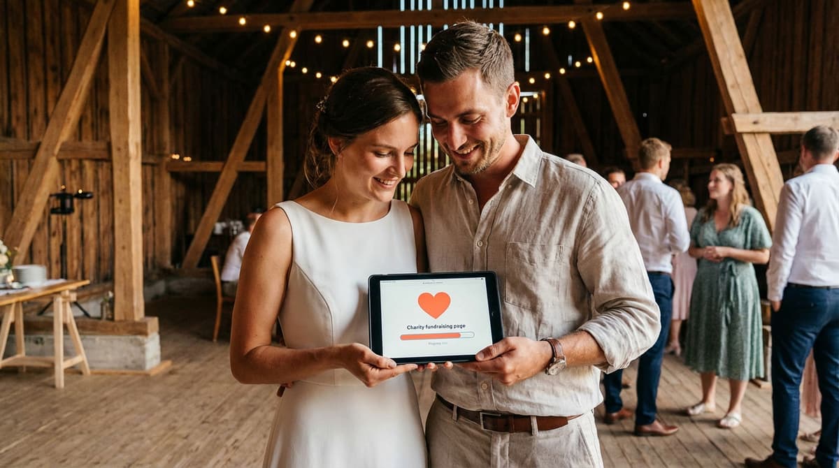 Hochzeitsgeschenke? Lieber Gutes tun.