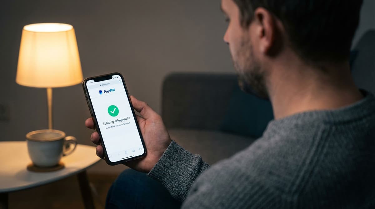 Spenden ohne Registrierung.
